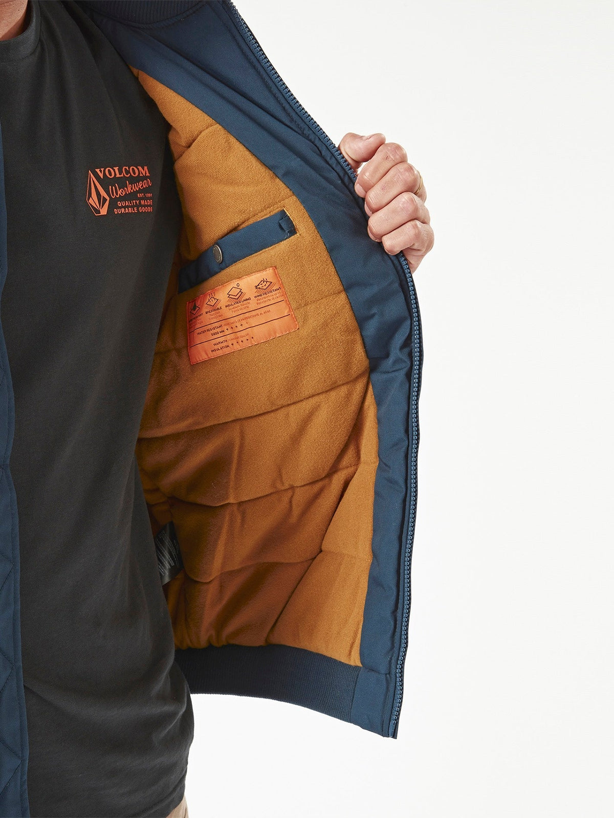 Men's Volcom Workwear Jacket Navy - Volcom