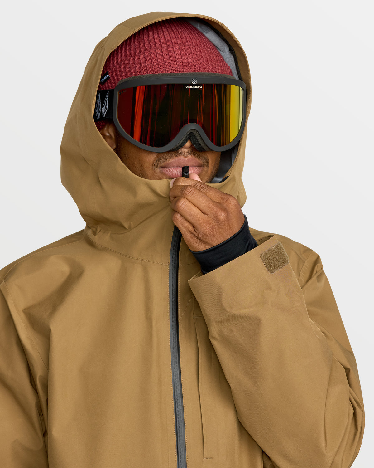Men's Tester 3L Gore-Tex Jacket Bronze - Volcom