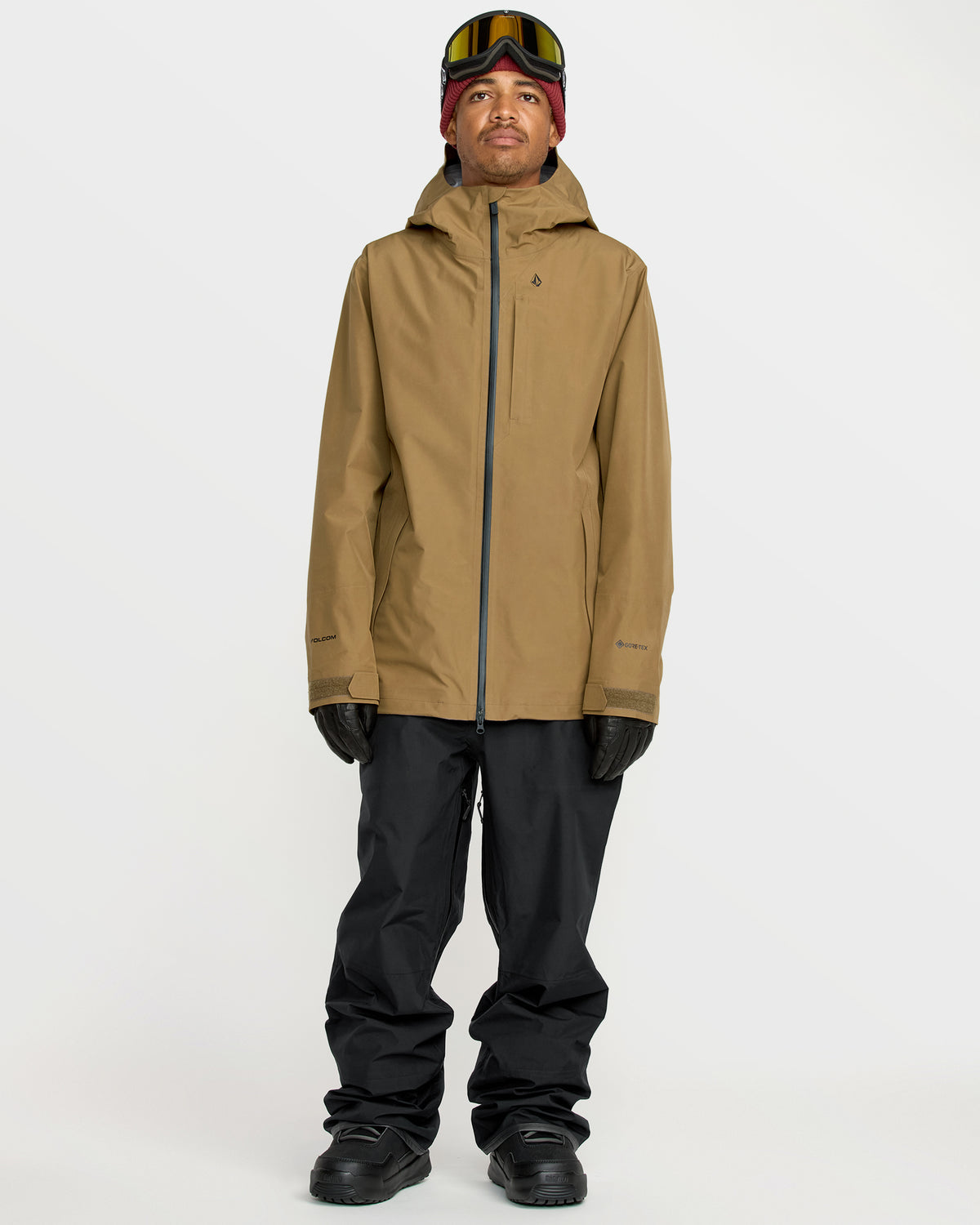 Men's Tester 3L Gore-Tex Jacket Bronze - Volcom