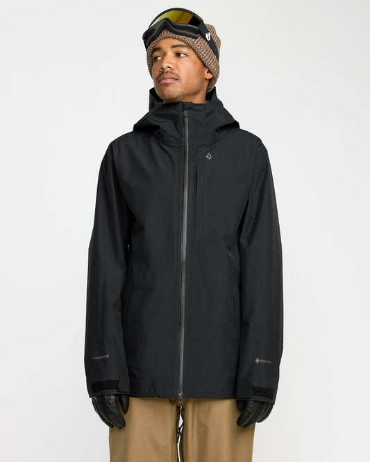 Men's Tester 3L Gore-Tex Jacket Black - Volcom