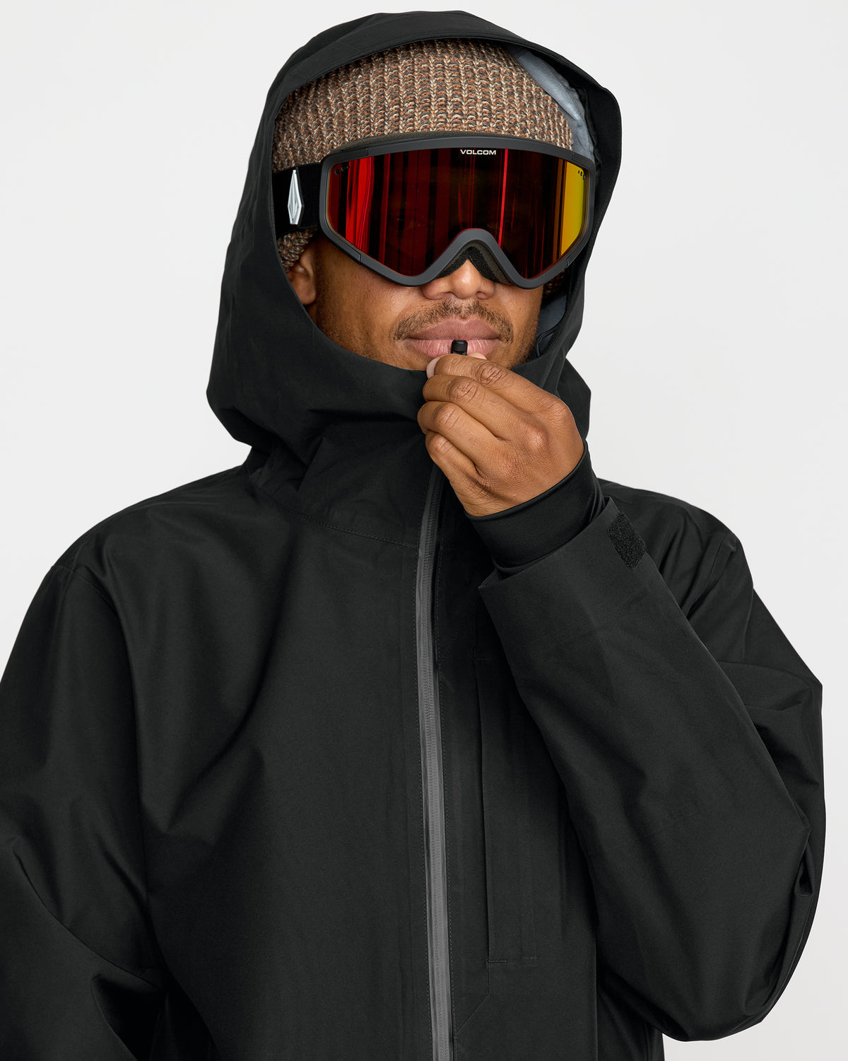 Men's Tester 3L Gore-Tex Jacket Black - Volcom