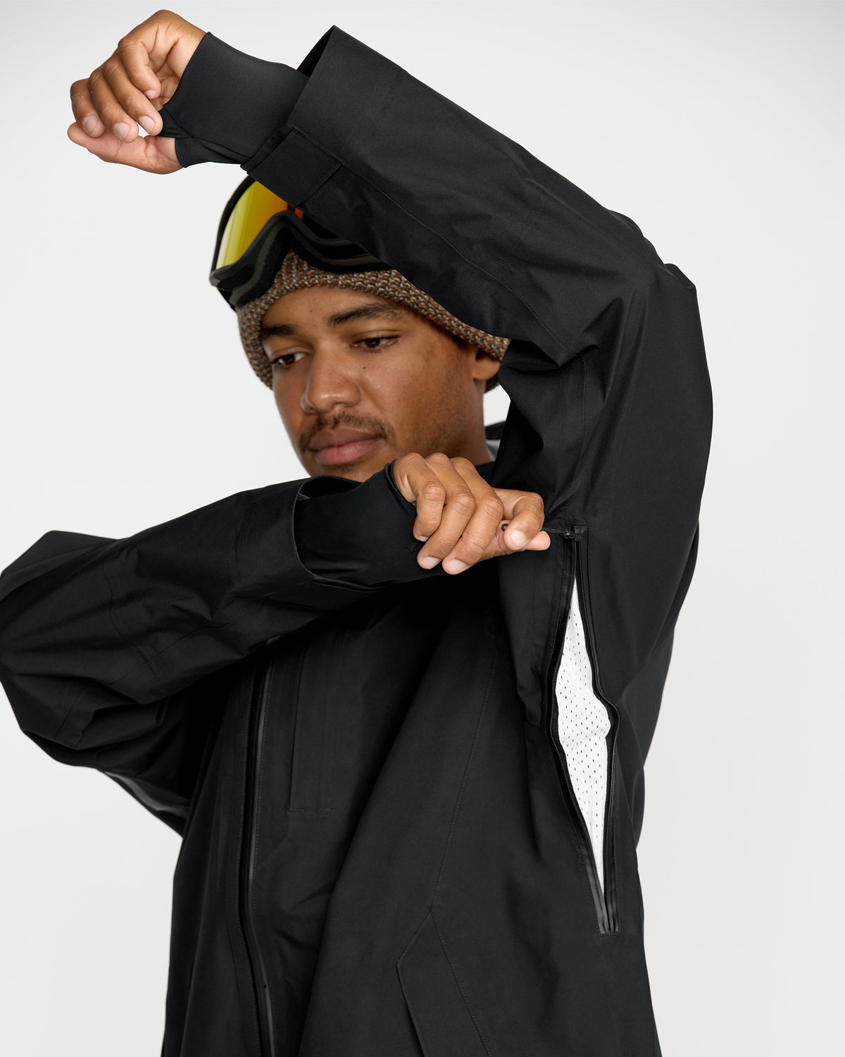 Men's Tester 3L Gore-Tex Jacket Black - Volcom