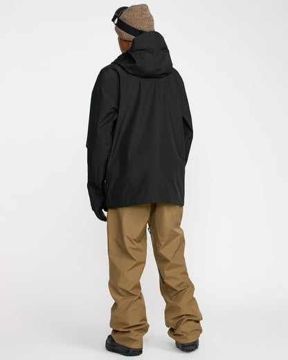 Men's Tester 3L Gore-Tex Jacket Black - Volcom