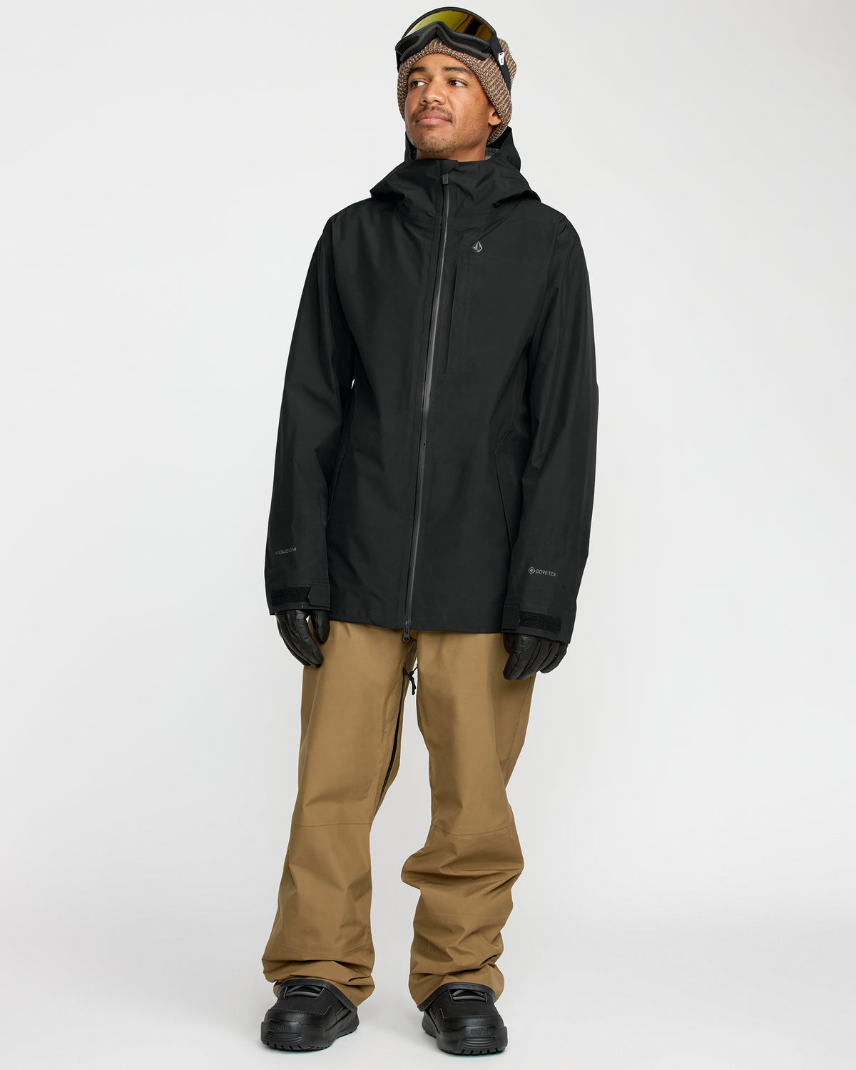 Men's Tester 3L Gore-Tex Jacket Black - Volcom