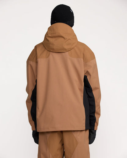 Men's Kleveland Shell Jacket Terra Brown - Volcom