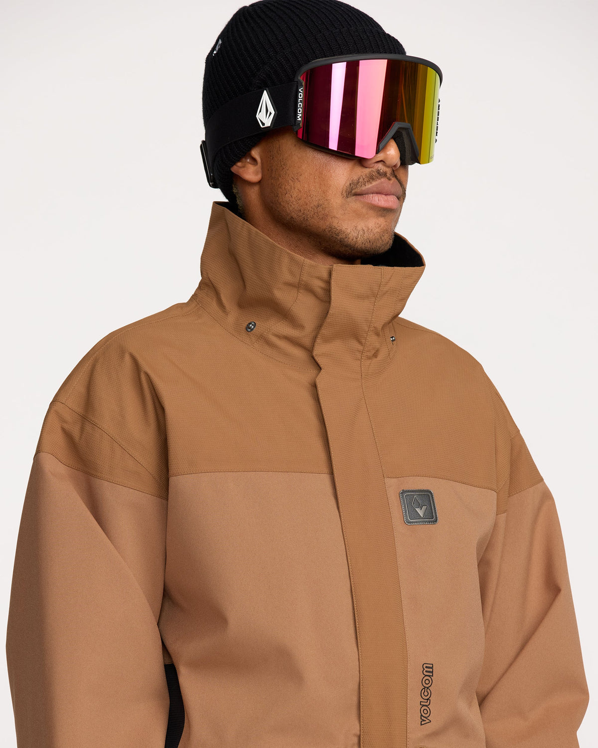 Men's Kleveland Shell Jacket Terra Brown - Volcom