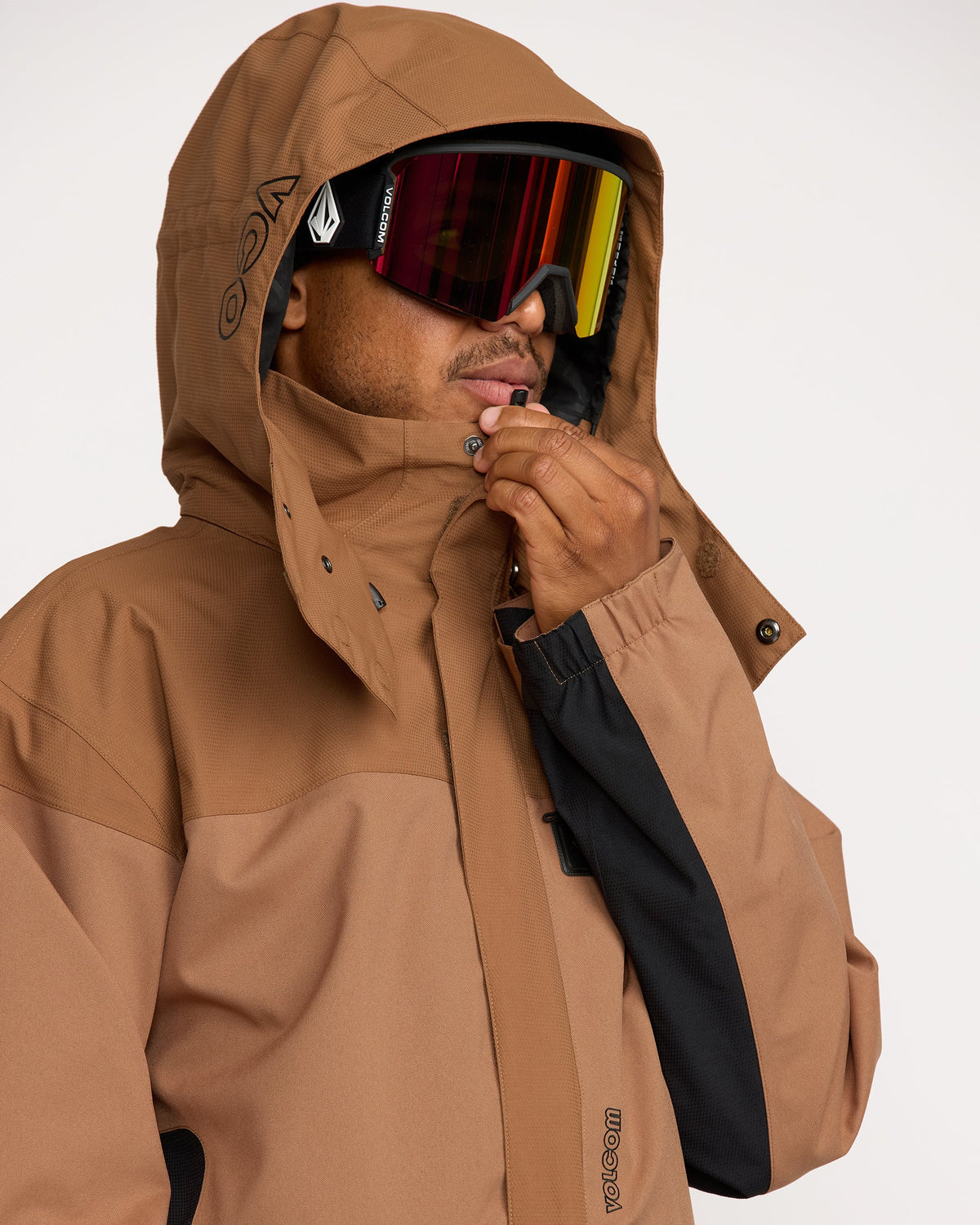 Men's Kleveland Shell Jacket Terra Brown - Volcom