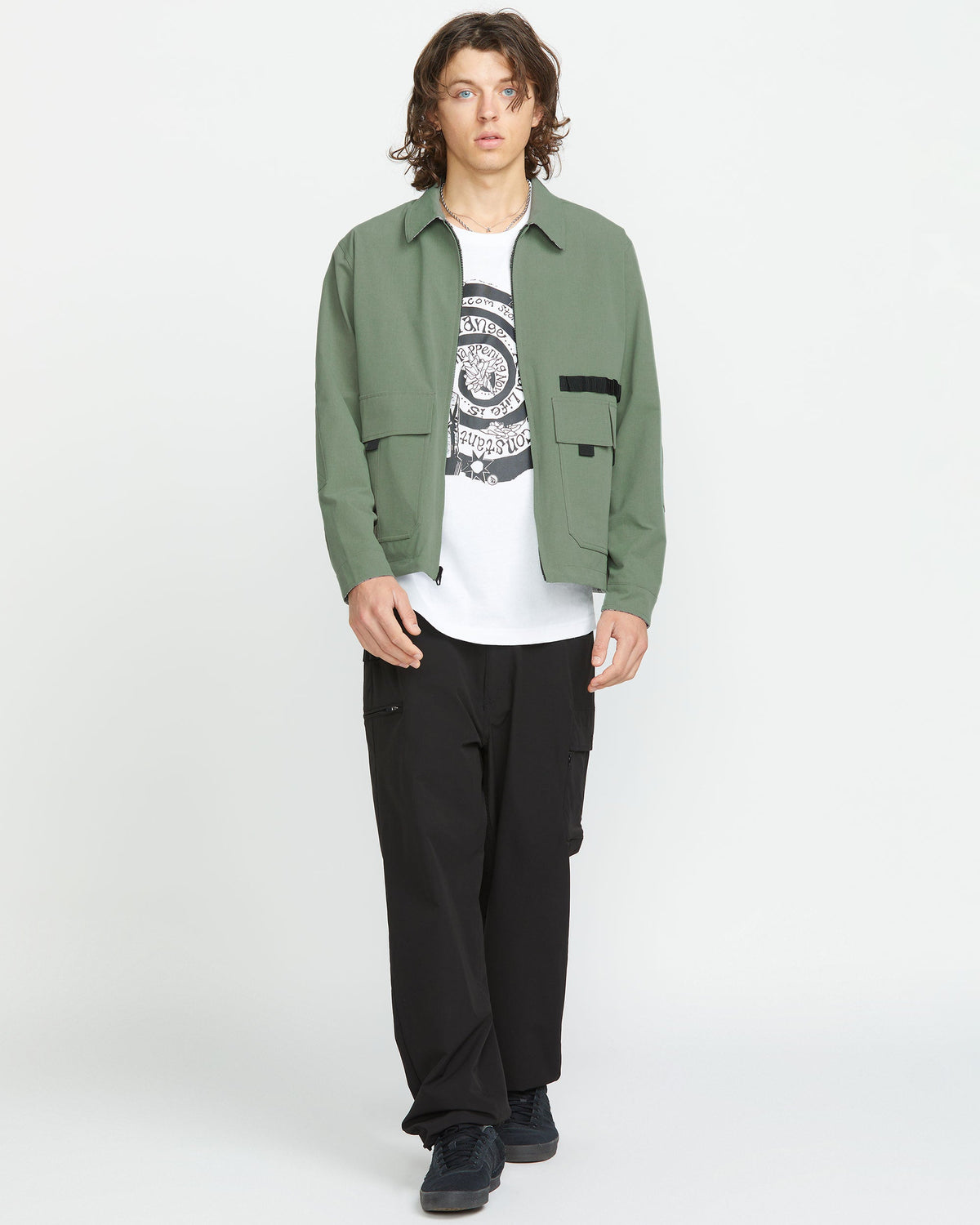 Volcom Japan Men's Sense Jacket Light Olive - Volcom