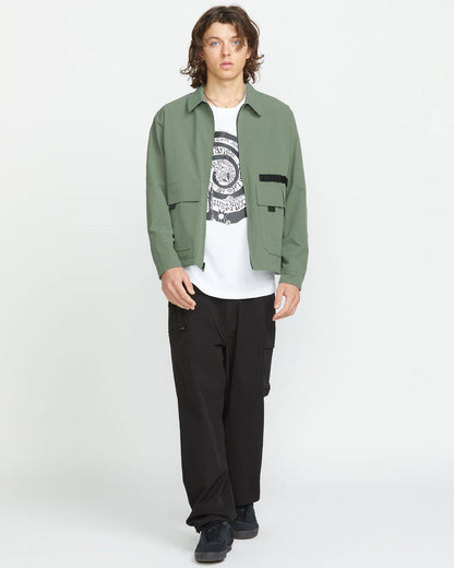 Volcom Japan Men's Sense Jacket Light Olive - Volcom