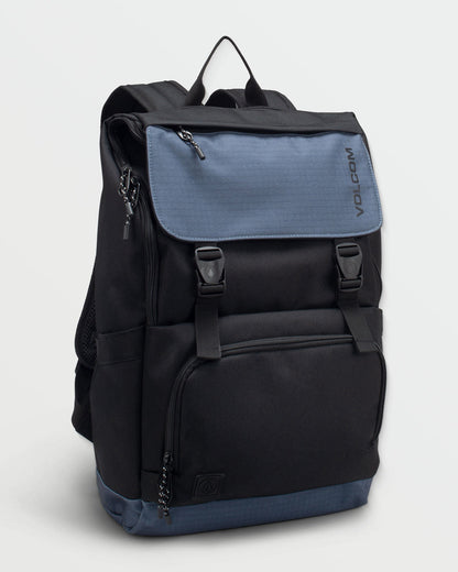 Charter Fold Over Backpack Standard Issue Blue - Volcom
