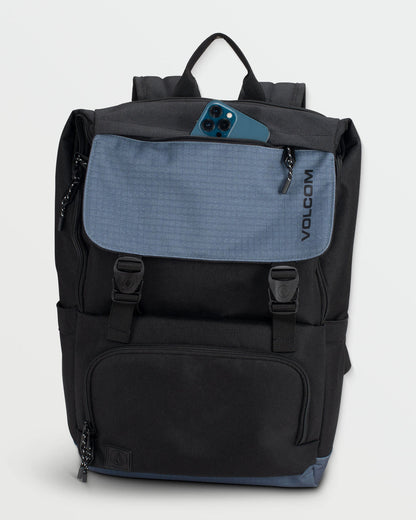 Charter Fold Over Backpack Standard Issue Blue - Volcom