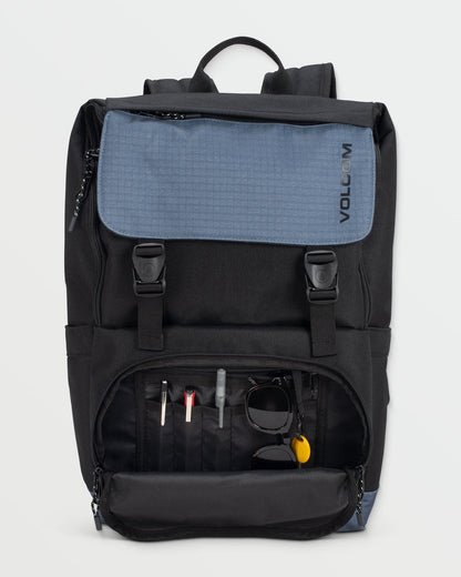 Charter Fold Over Backpack Standard Issue Blue - Volcom