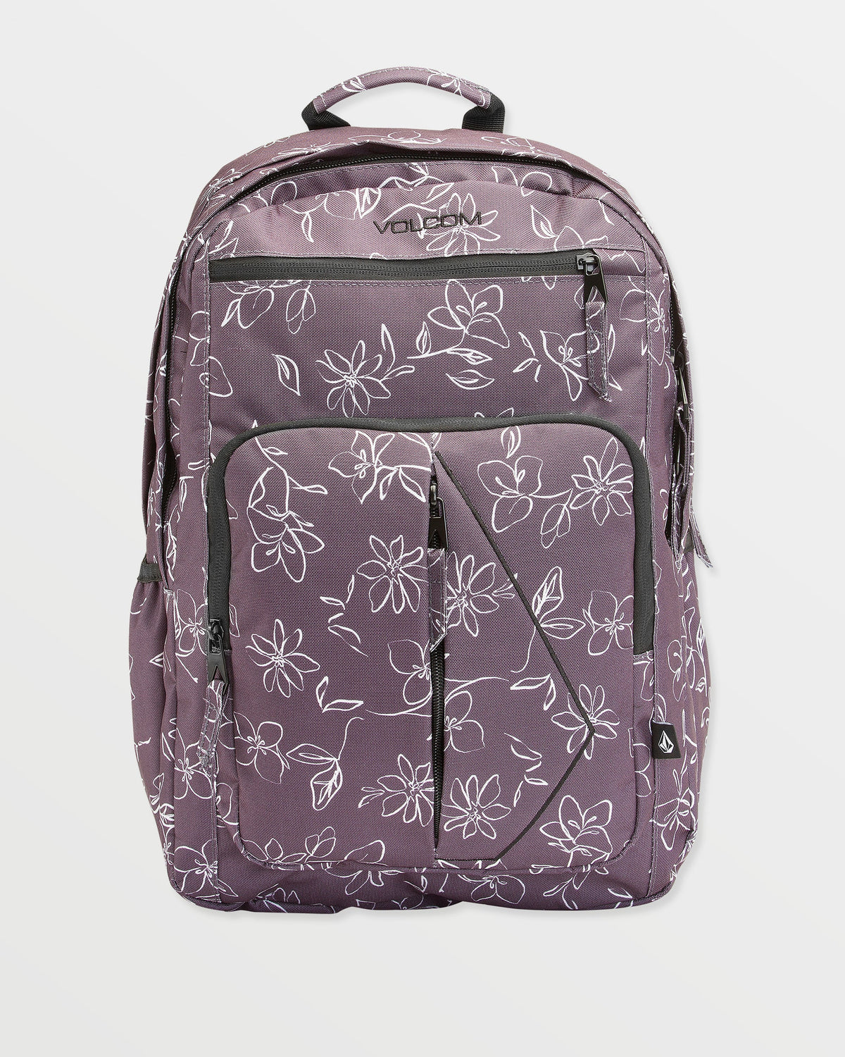 Study Buddy Backpack Black Floral - Volcom