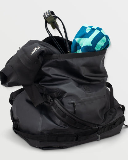 Frequency Roll-Top Duffel Black - Volcom