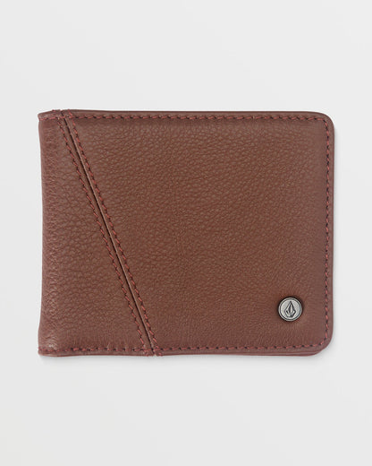 Pay-A-Pal Leather Bifold Brown - Volcom