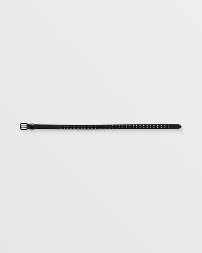 Men's Two Spike Leather Belt Black - Volcom