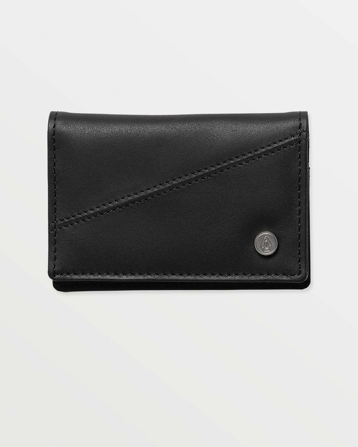Straight Up Cardholder Black - Volcom
