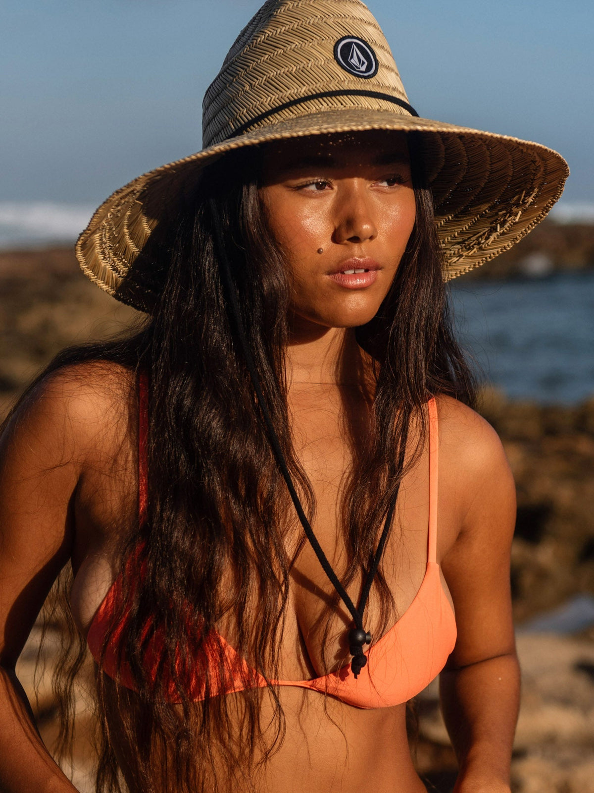 Men's Quarter Straw Hat Natural - Volcom
