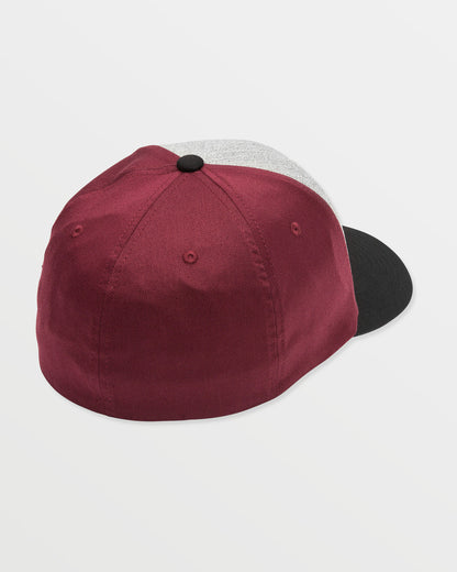 Men's Full Stone Heather Flexfit Hat Dark Slate - Volcom