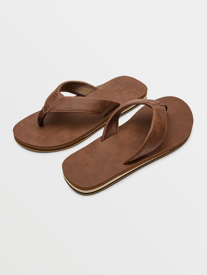 Men's Victor Sandals LX Sandals Brown - Volcom