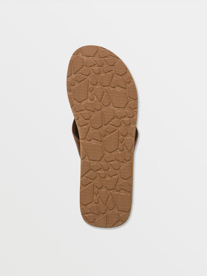 Men's Victor Sandals LX Sandals Brown - Volcom