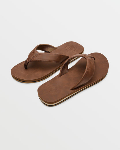 Men's Victor Sandals LX Sandals Brown - Volcom