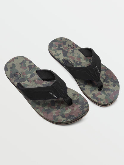Men's Victor Sandals Dark Camo - Volcom