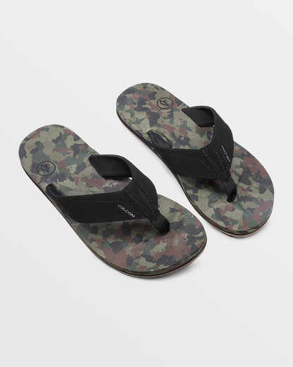 Men's Victor Sandals Dark Camo - Volcom