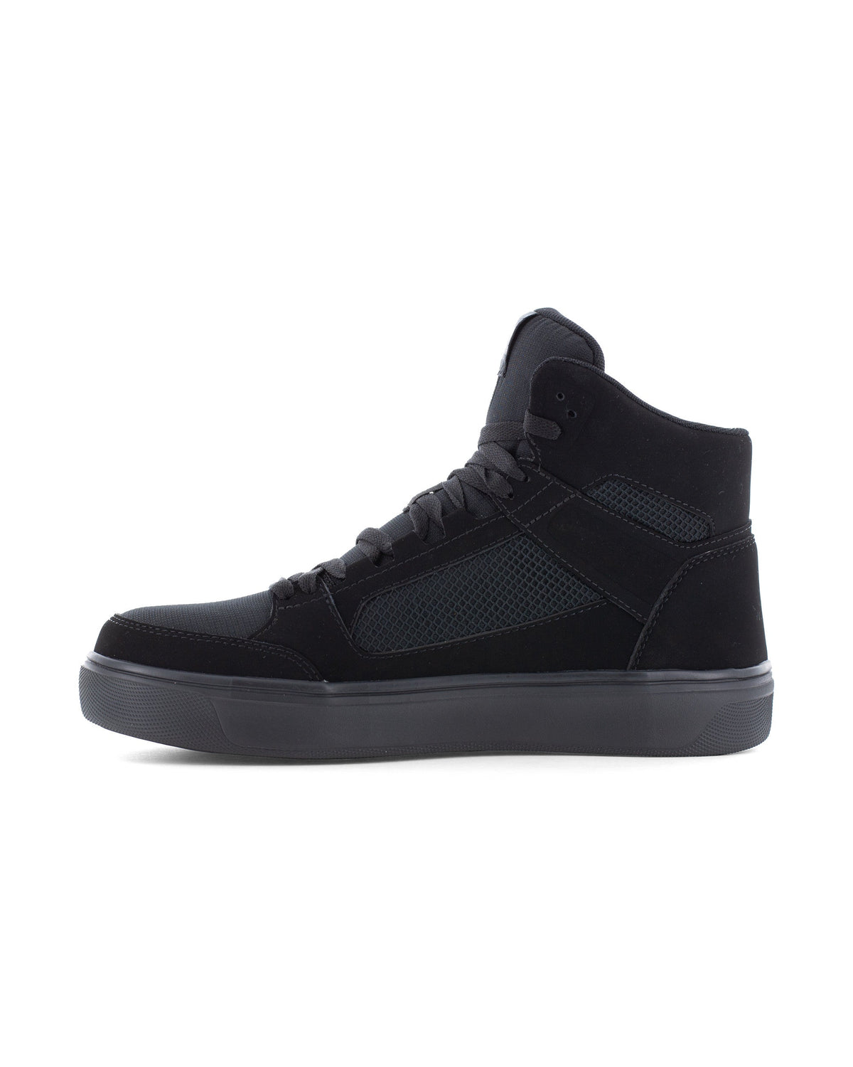 Men's Evolve Safety Toe High Top Work Sneakers Triple Black - Volcom