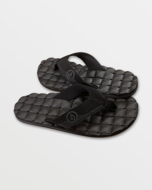 Men's Recliner Sandals Black Destructo - Volcom