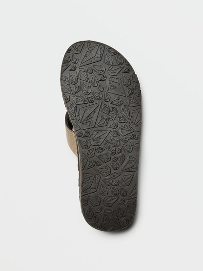 Men's Recliner Sandals Khaki - Volcom