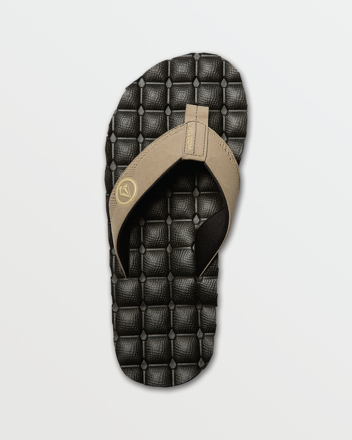 Men's Recliner Sandals Khaki - Volcom
