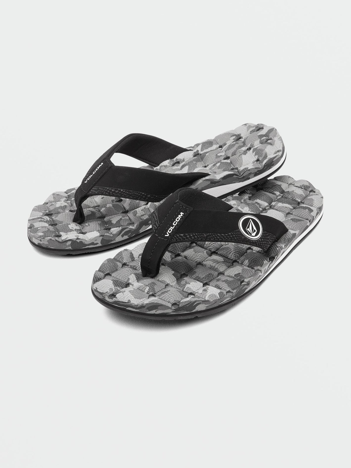 Men's Recliner Sandals Gray Combo - Volcom