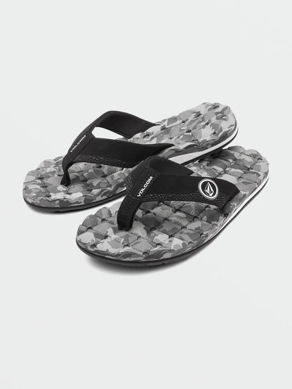 Men's Recliner Sandals Gray Combo - Volcom