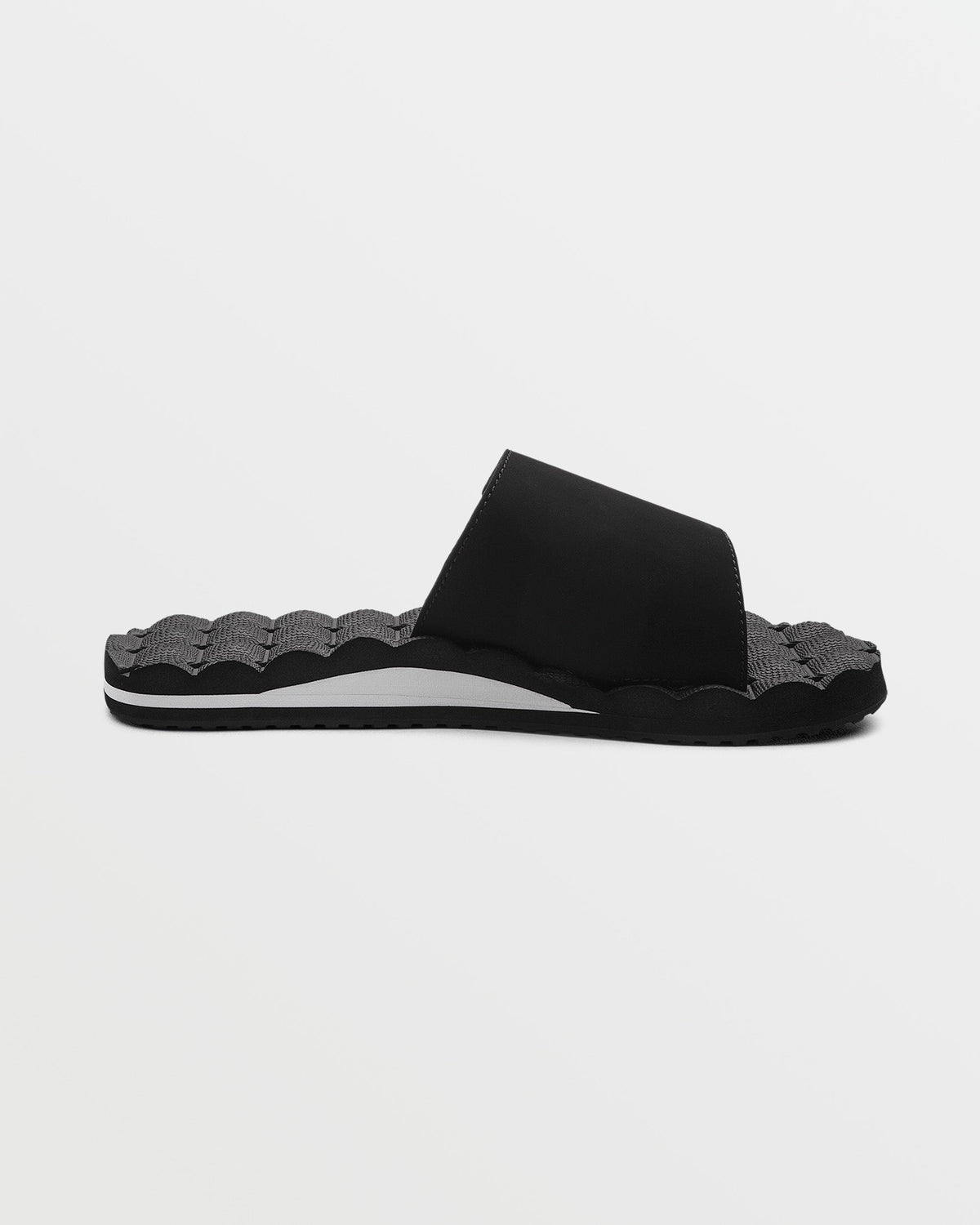 Men's Recliner Sandals Slides Black/White - Volcom