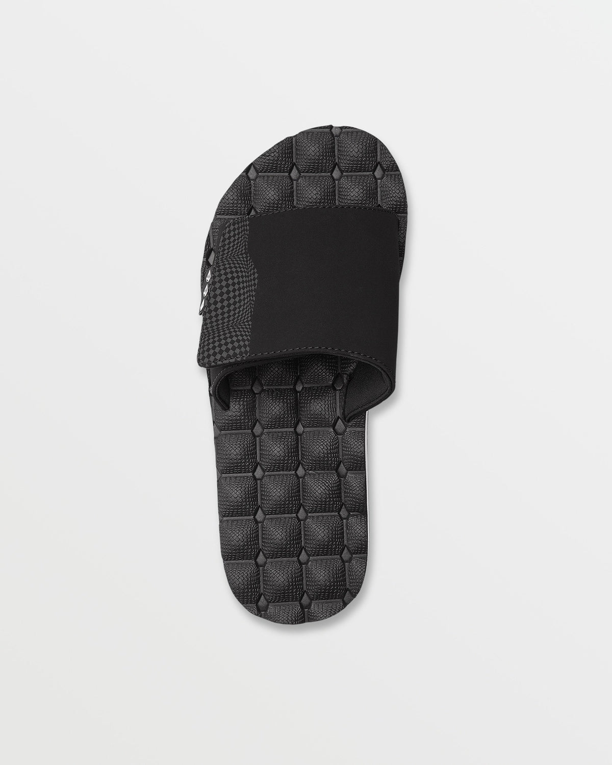 Men's Recliner Sandals Slides Black/White - Volcom