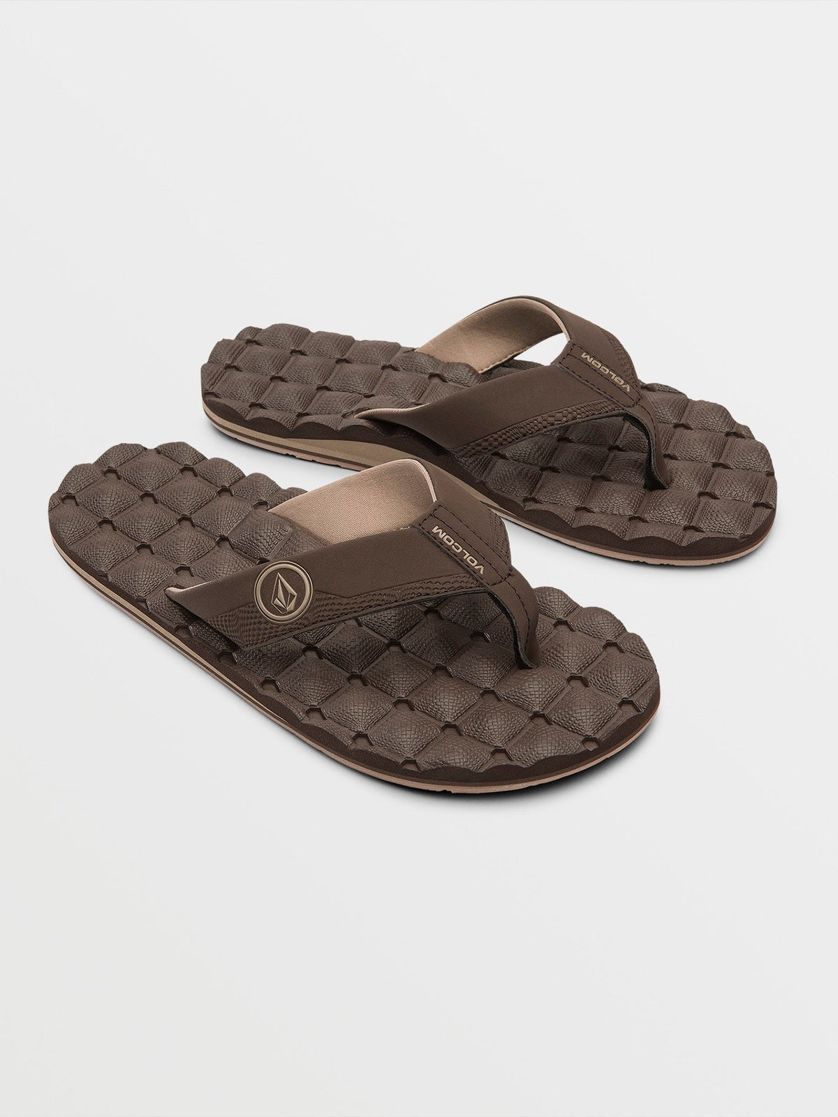 Men's Recliner Sandals Brown - Volcom