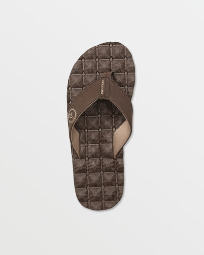 Men's Recliner Sandals Brown - Volcom