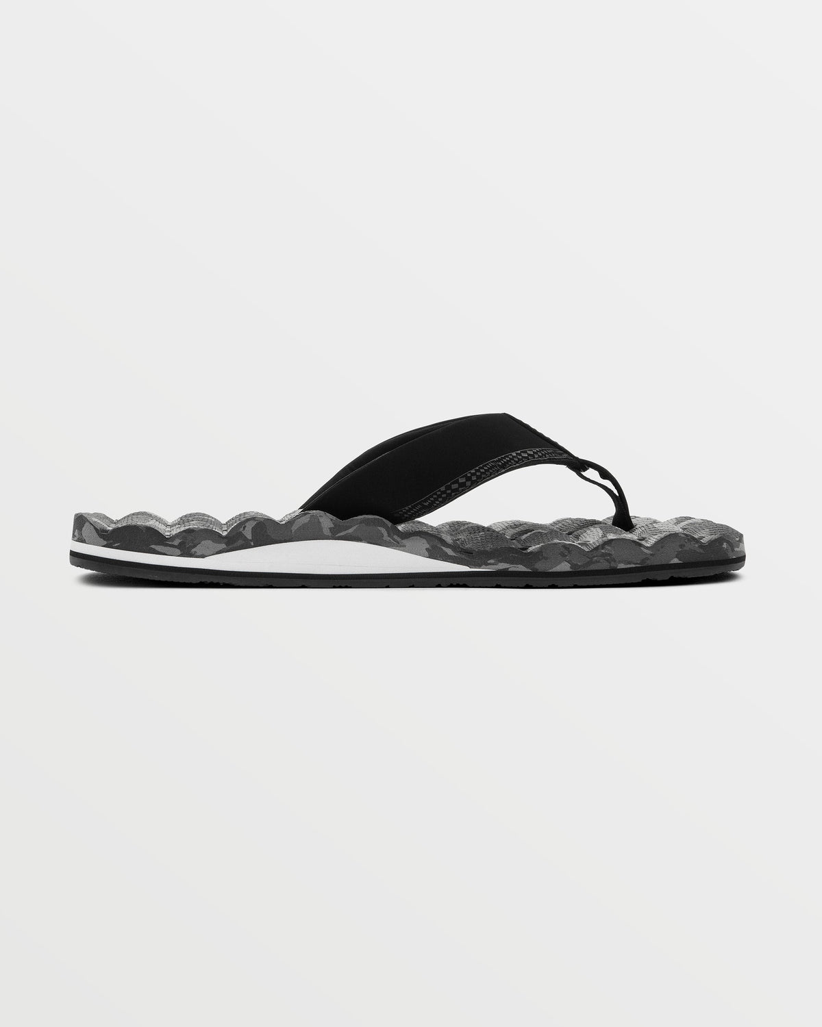 Men's Recliner Hawaii Sandals Black/White - Volcom