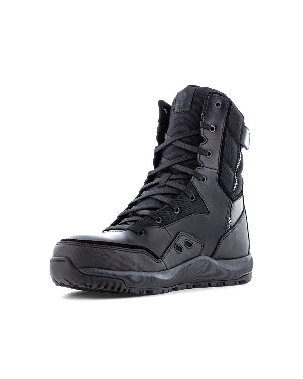 Men's Street Shield Safety Toe Tactical Boots with Side Zipper Black - Volcom