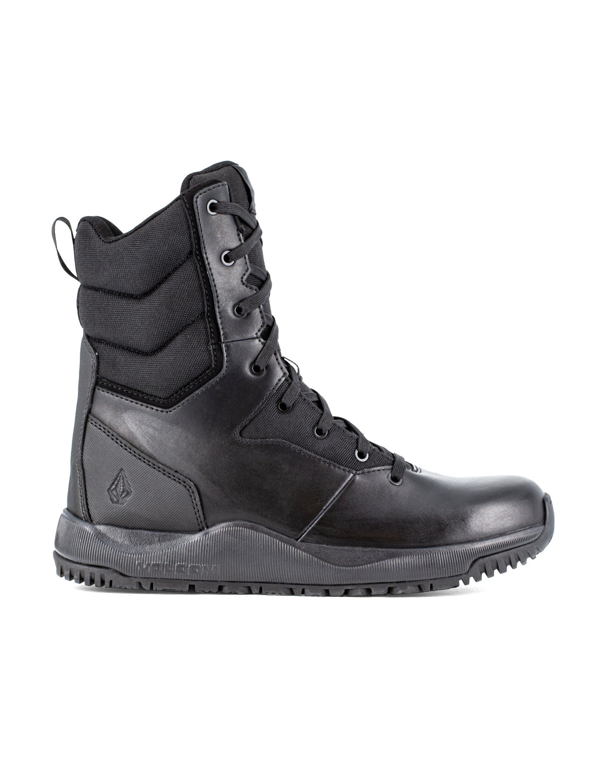 Men's Street Shield Soft Toe Tactical Boots with Side Zipper Black - Volcom