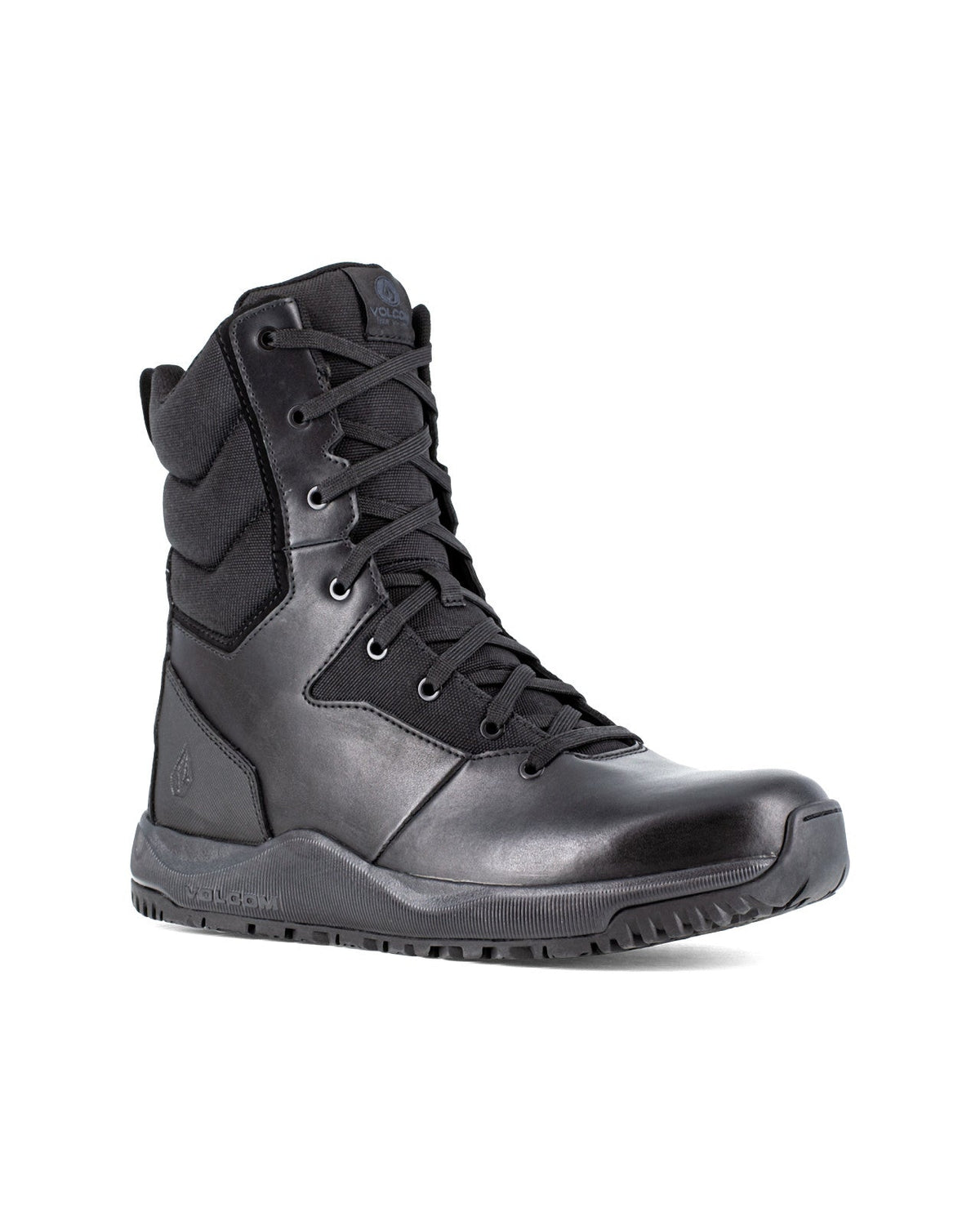 Men's Street Shield Soft Toe Tactical Boots with Side Zipper Black - Volcom