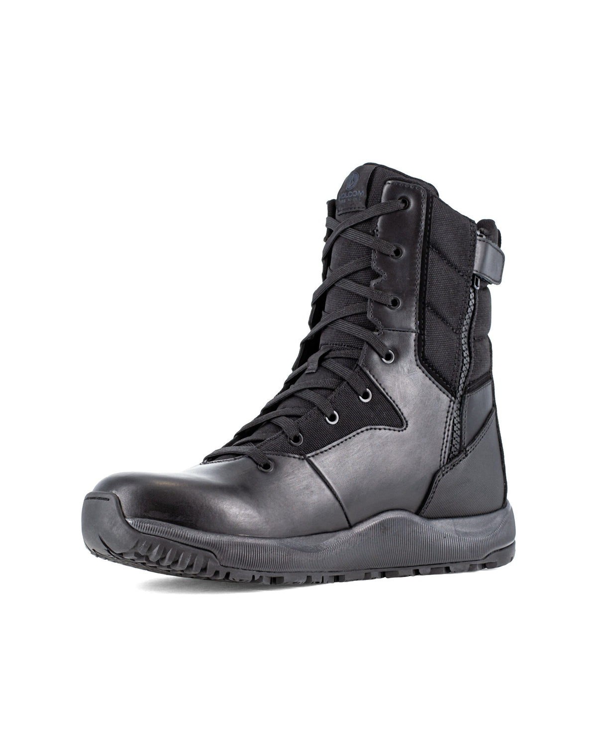 Men's Street Shield Soft Toe Tactical Boots with Side Zipper Black - Volcom