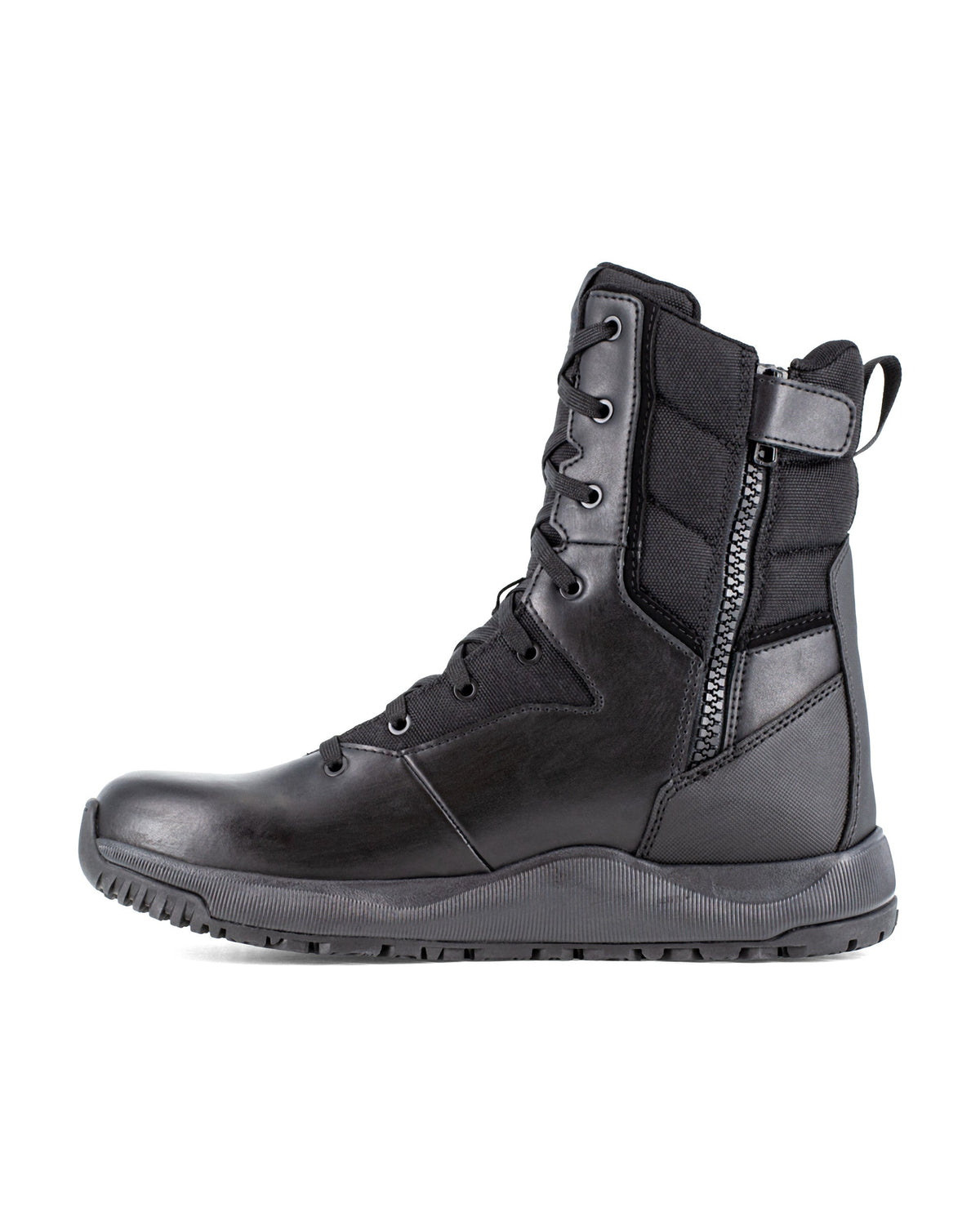 Men's Street Shield Soft Toe Tactical Boots with Side Zipper Black - Volcom