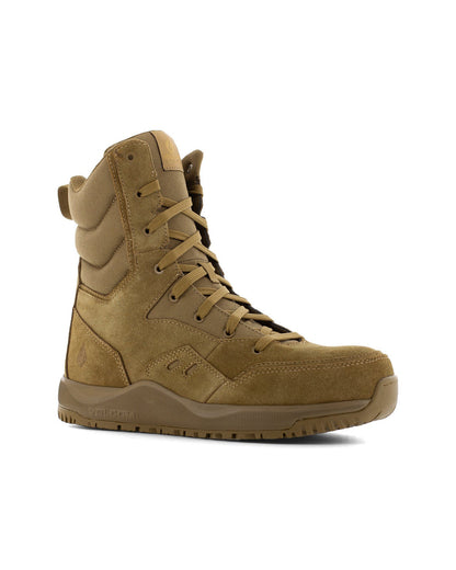 Men's Stone Force Safety Toe Tactical Boots with Side Zipper Coyote - Volcom