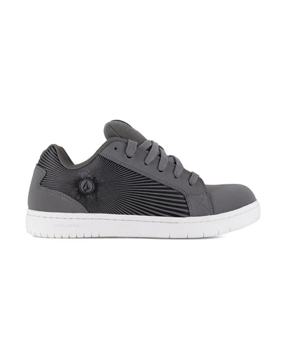 Men's Stone Op Art Work Sneakers Dark Gray and Charcoal - Volcom