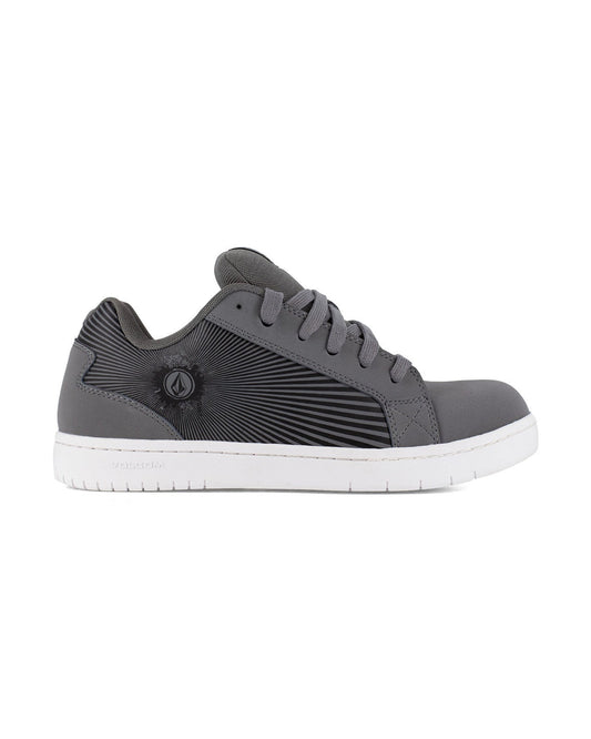 Men's Stone Op Art Work Sneakers Dark Gray and Charcoal - Volcom