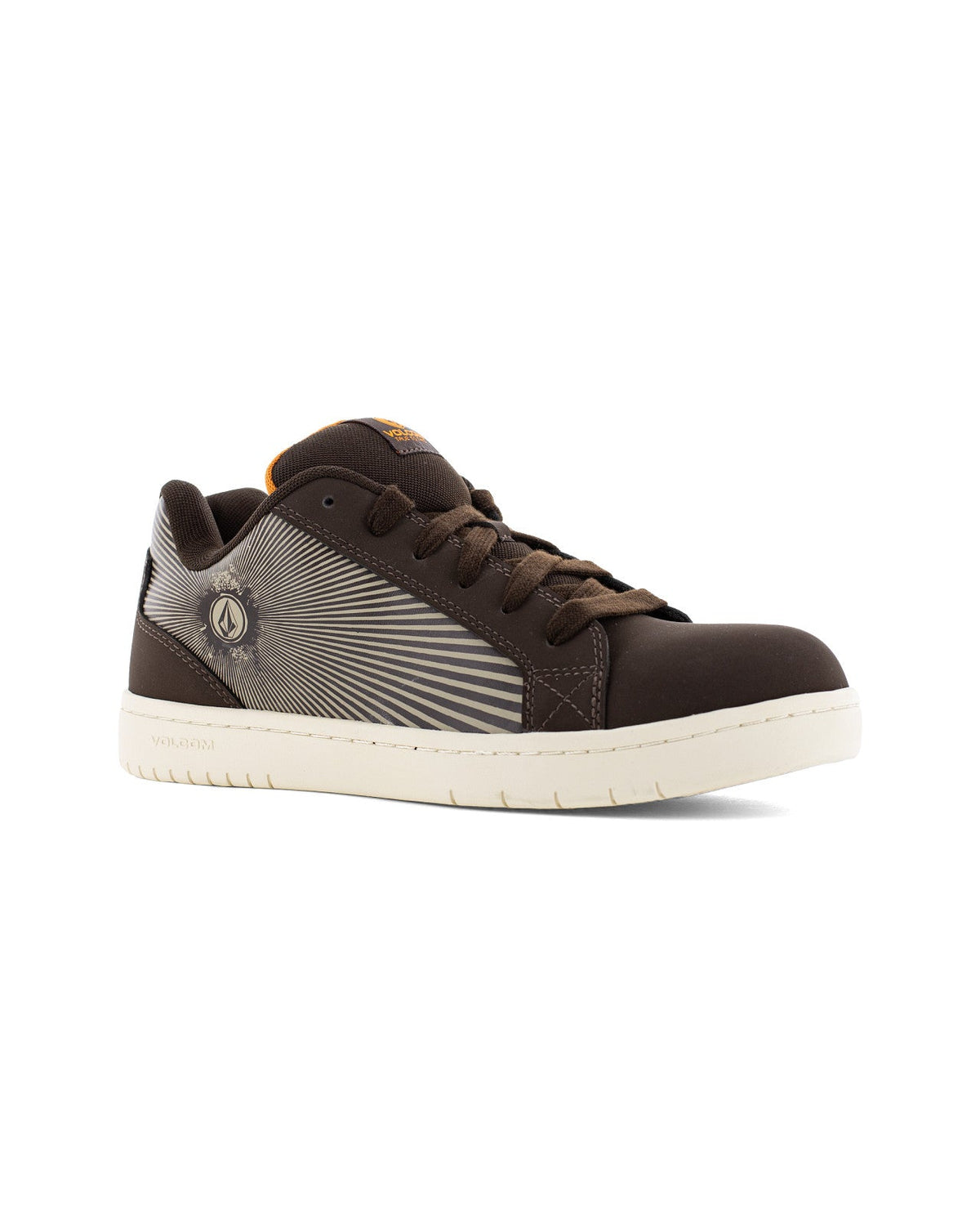 Men's Stone Op Art Work Sneakers Dark Brown and Khaki - Volcom
