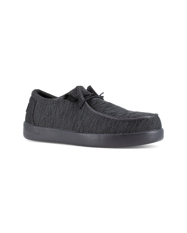 Men's Chill Safety Toe Slip Resistant Work Sneakers Black - Volcom