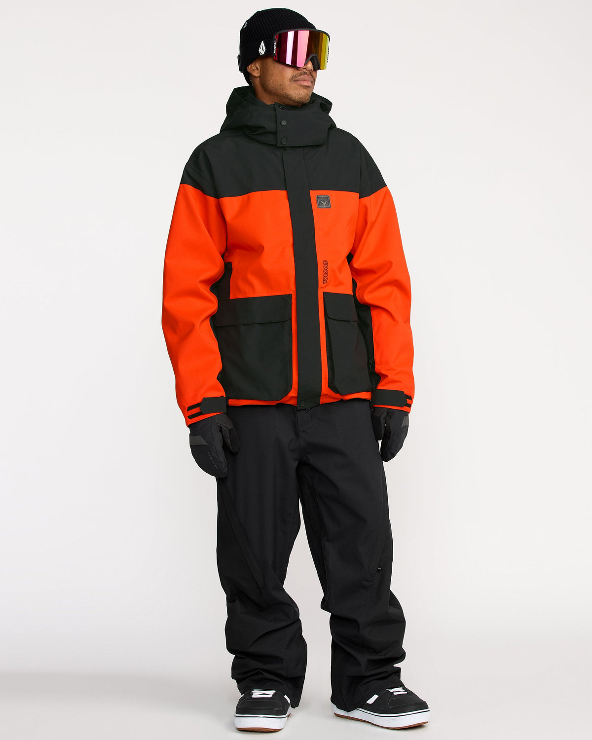 Men's Kleveland Shell Jacket Orange Shock - Volcom